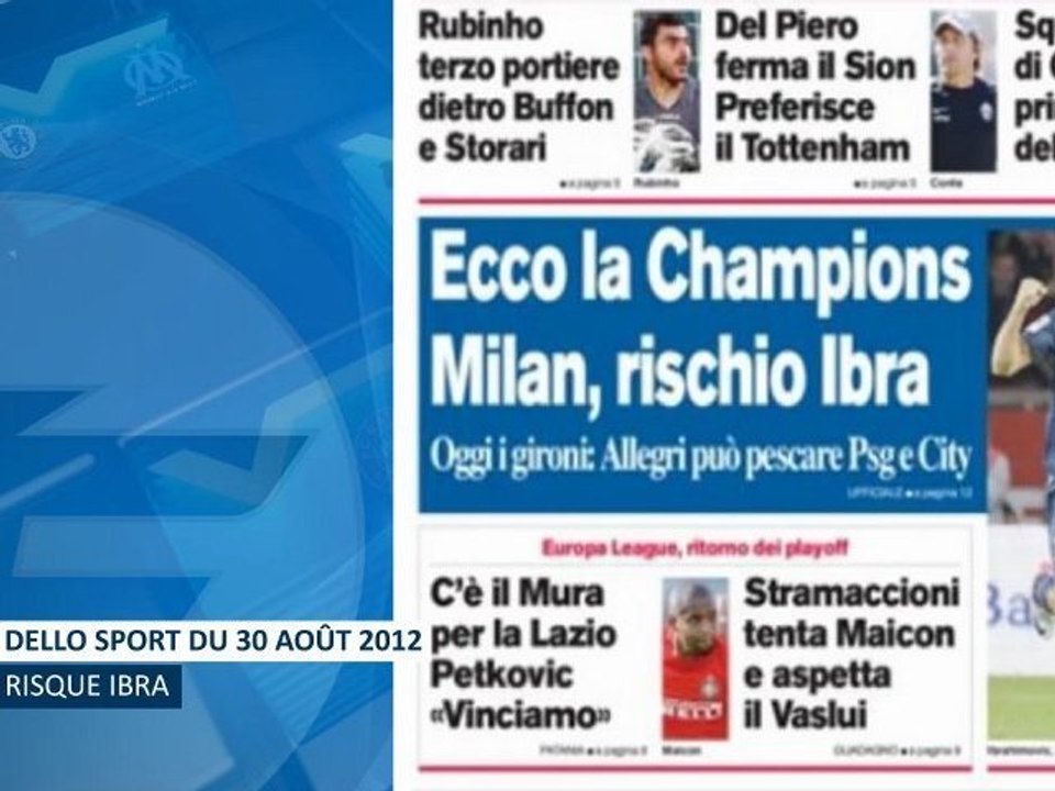 Foot Mercato - La revue de presse - 30 Août 2012