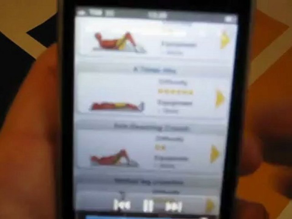 App „Bauchmuskeltraining 8 minuten  für iPhone   Android