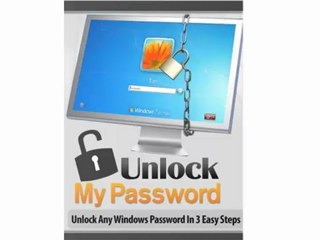 Forgot XP password. Unlock my password software.