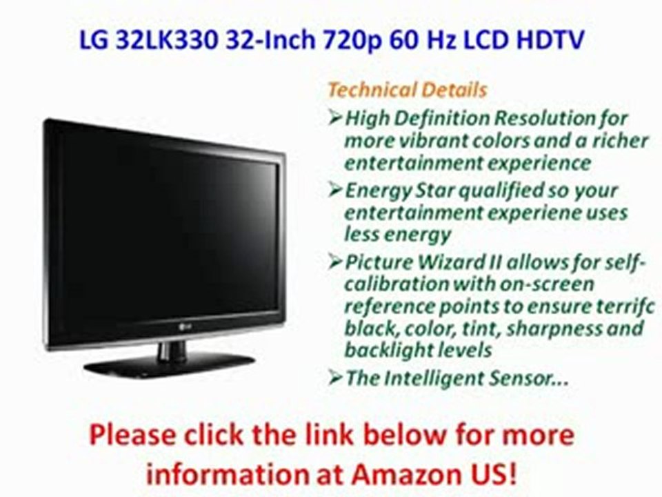 LG 32LK330 32-Inch 720p 60 Hz LCD HDTV Review