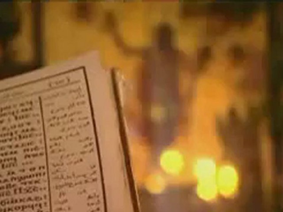 Coptic christian praying