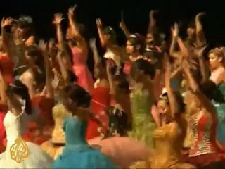 Mass Quinceañera fiesta for Mexico City's young women