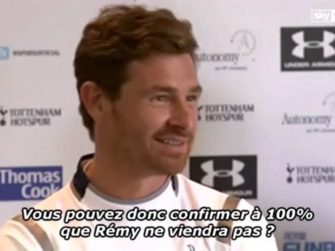 Villas-Boas tue la rumeur Rémy, mais reste flou au sujet de Lloris...