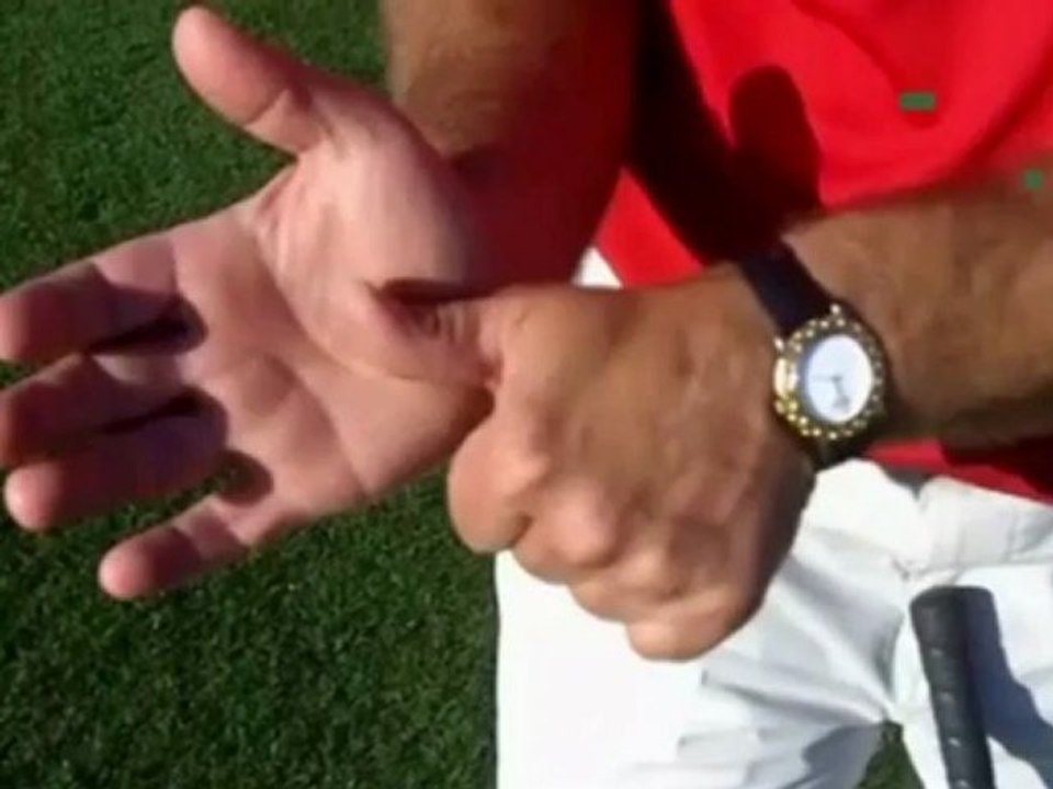 Golf Grip - Right Hand Position
