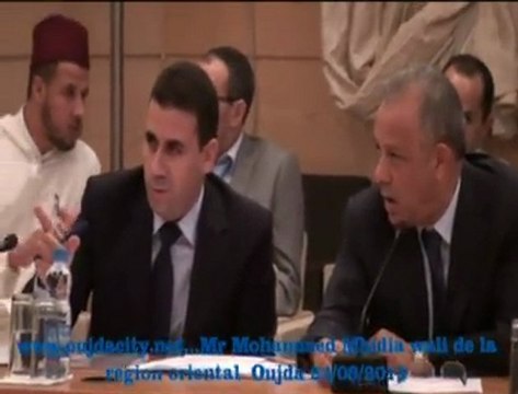 mr Mohammed Mhidia wali de la region oriental / GOUVERNEUR D' Oujda Angad deveeloppement de la conpagne