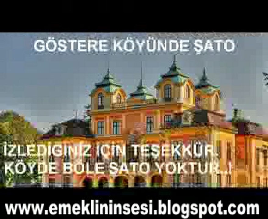 GÖSTERE KÖYÜNDE BİR ŞATO-