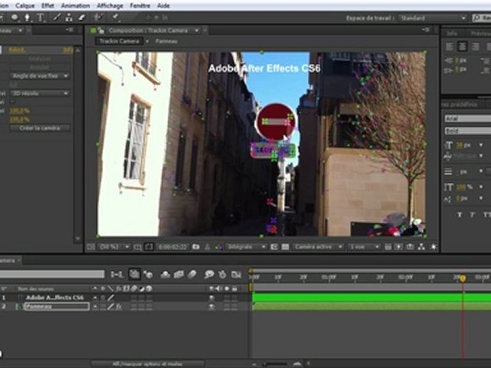 Adobe After Effects CS6 : Réparation obturateur déroulant