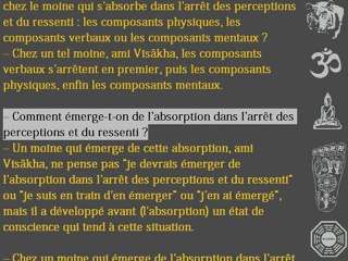Le petit récit du gai savoir (Cûavedallasuttam n° 44)