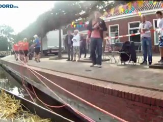 Scheepsjoagen in Onderdendam: op de boot - RTV Noord