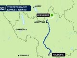 Tour de l'avenir : tracé étape 5 > Valloire / Les Saisies