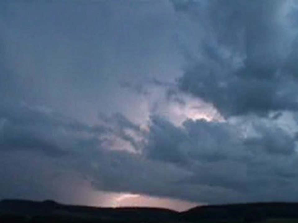 Orage du mercredi août 2012 SION.