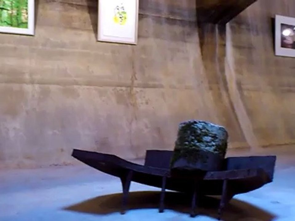 Exposition de l'artste de art contemporain jurgen borgers Galerie du chateau sigean2012