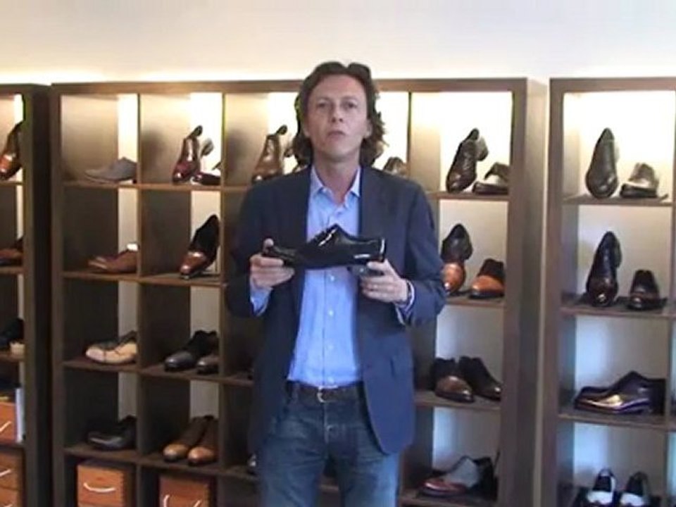 Custom Tuxedo Shoes In Black Suede and Patent Leather Buy Online