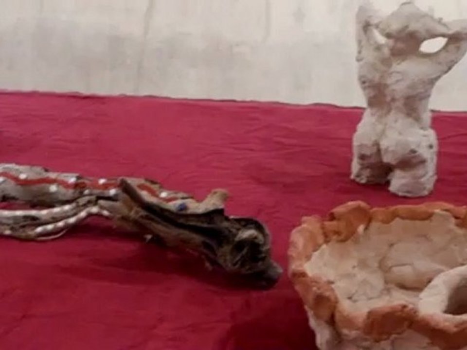 Contemporain Art, Jurgen Borgers, Femme Nue, Ceramique, 1988, Gallery du Chateau, Sigean, France