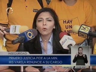 Primero Justicia: En el año de gestión de ministra Varela han muerto 567 presos