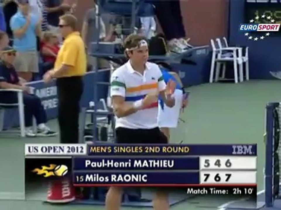 Mathieu vs Raonic: Seçmeler