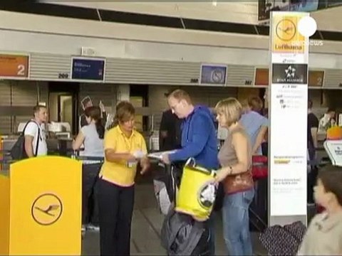 Huelga de los auxiliares de vuelo de Lufthansa en Fráncfort