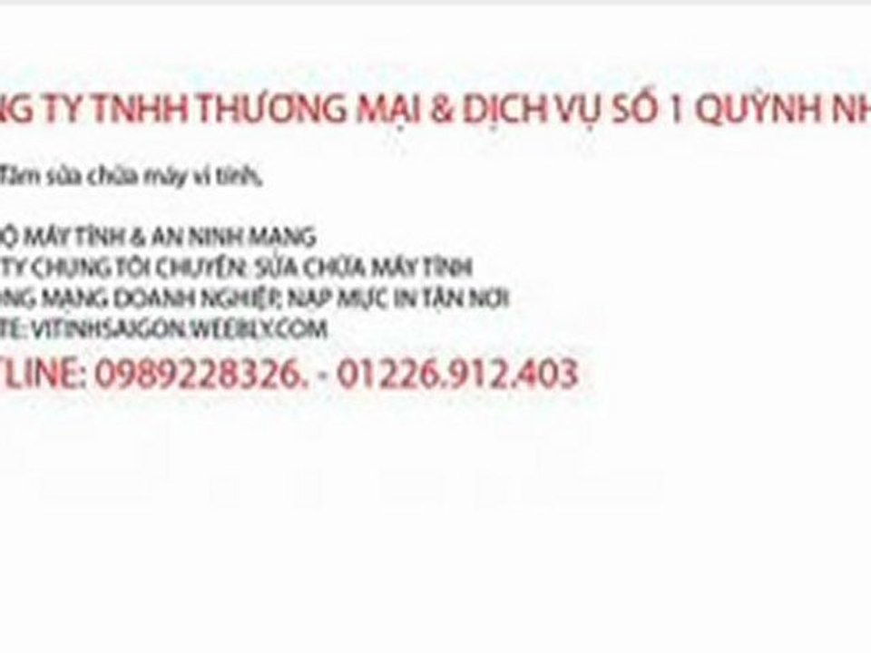 sửa máy tính tận nhà quận gò vấp LH 0989.2283.326