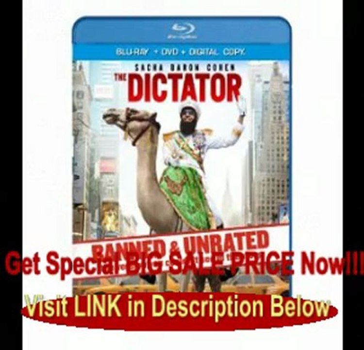 The Dictator - BANNED & UNRATED Version (Two-disc Blu-ray/DVD Combo + Digital Copy)
