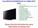 Sony BRAVIA KDL40BX450 40-Inch 1080p HDTV, Black