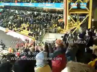 Watch Football Match Stoke vs Wigan 01-09-2012