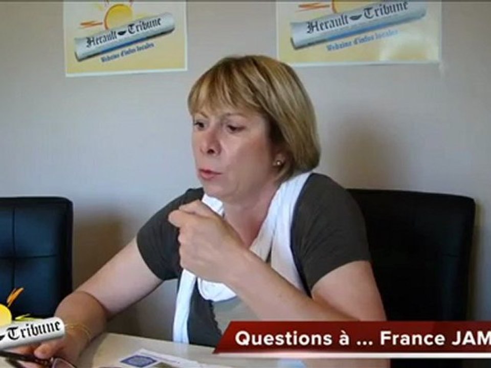 AGDE - SETE - 2012 - Cinq questions à ... France JAMET ..Une interview de Didier DENESTEBE