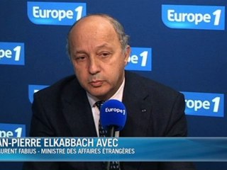 Syrie: Fabius n'exclut pas d'intervenir sans l'accord de l'ONU