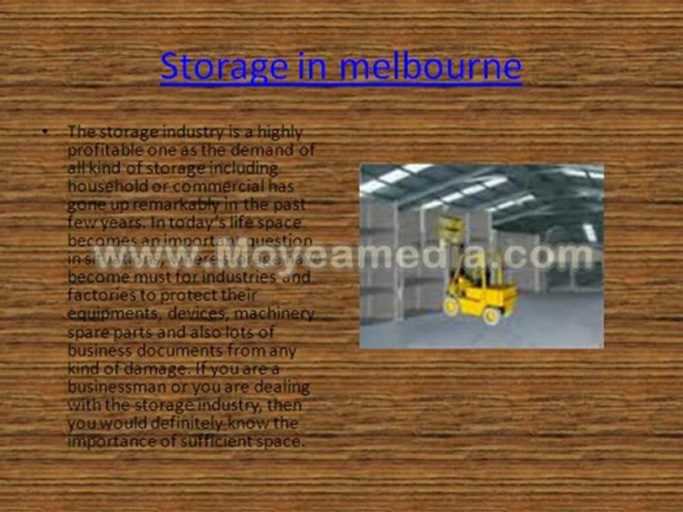 Smart step towards storage related