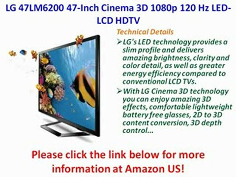 BEST BUY LG 47LM6200 47-Inch Cinema 3D 1080p 120 Hz LED-LCD HDTV
