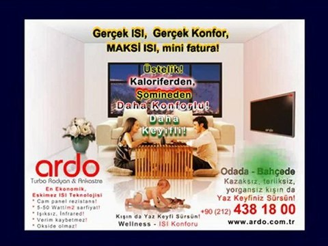 Maksimum Isı Keyfi, Maksimum Konfor & Doğal Gazdan %50 Hesaplı! Isınmaya Minimum Bedel! Ardo Elektrikli nano Isıtıcı sistemleri