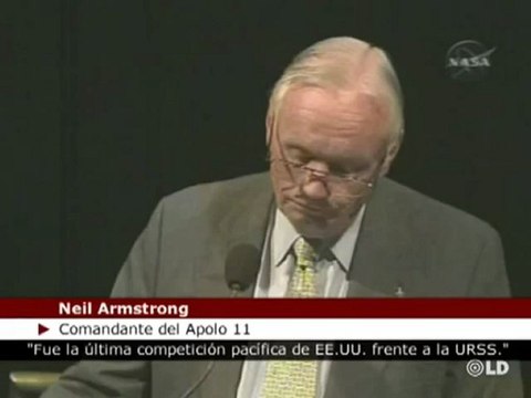 Buzz Aldrin y Neil Armstrong recuerdan la llegada a la luna