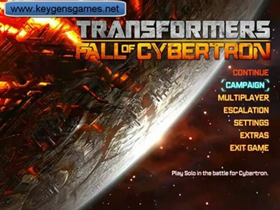 Transformers Fall of Cybertron Keygen + Torrent File Game \ FREE