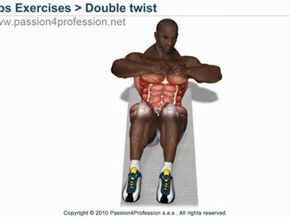 Double Twist - Oblique Abs Exercise