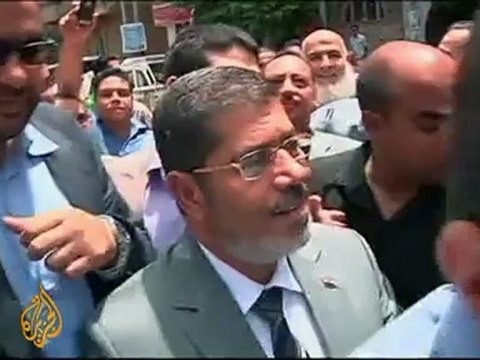 Egyptians protest election results