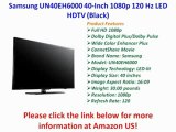 BEST BUY Samsung UN40EH6000 40-Inch 1080p 120 Hz LED HDTV (Black)