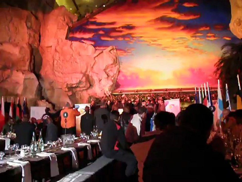 Team drivers of South Africa at the welcome ceremony