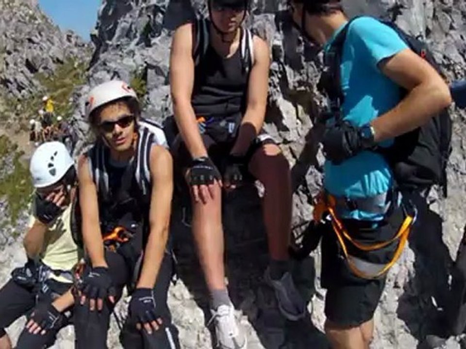 Via Ferrata La Croix des Verdons Courchevel Savoie