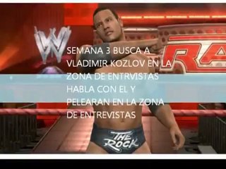 COMO DESBLOQUEAR A THE ROCK EN SVR 2011