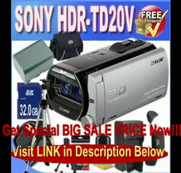Sony HDR-TD20V High Definition Handycam 20.4 MP 3D Camcorder