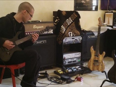 Xavier Boscher (Nebuleyes, Misanthrope) PMC Guitars Blast X (EMG, VHT GP3 2502)