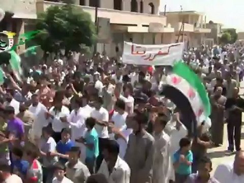 Syria فري برس حماة المحتلة كفرزيتا جمعة الوفاء لطرابلس الشام وأحرار لبنان 31 8 2012 ج1