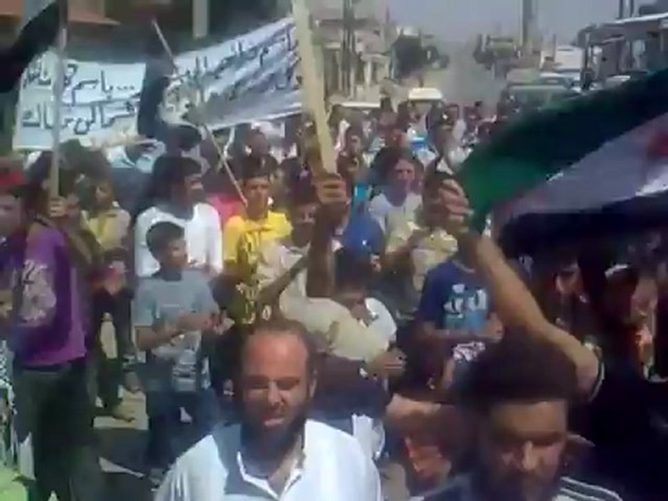 Syria فري برس  حماة-المحتلة كفرنبودة جمعة الوفاء لطرابلس الشام واحرار لبنان  31-8-2012