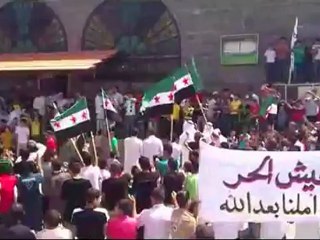 Syria فري برس  درعا ابطع جمعة الوفاء لطرابلس الشام واحرار لبنان 31-8-2012