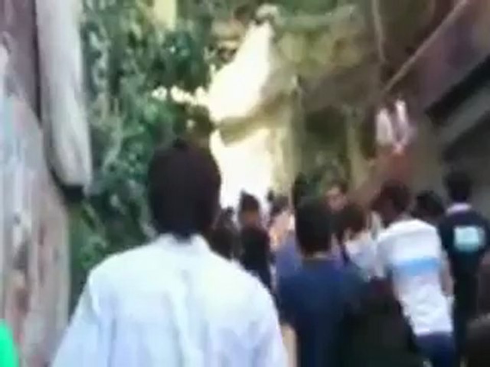 Syria فري برس  دمشق_ركن الدين_مظاهرة جمعة الوفاء لطرابس الشام  31-8-2012