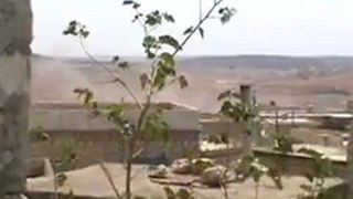 Syria فري برس  ريف حلب  قبتان الجبل القصف المدفعي الأسدي على البلدة 31 8 2012 ج1
