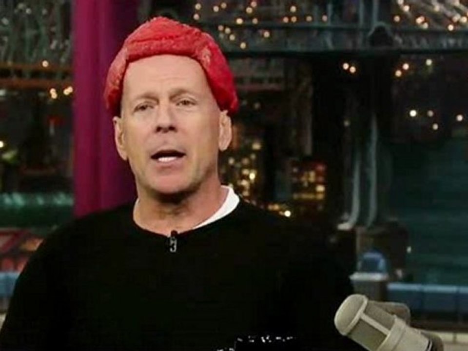 Late Show Video - Bruce Willis in Die Hard 5 With David Letterman