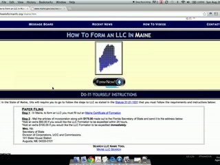 How to Form an LLC in Maine