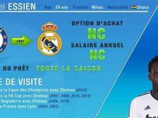 Michael Essien file au Real Madrid !