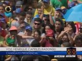 Así fue el recorrido del candidato presidencial Henrique Capriles por el estado Aragua