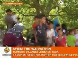 Turkmen villages come under attack in Syria